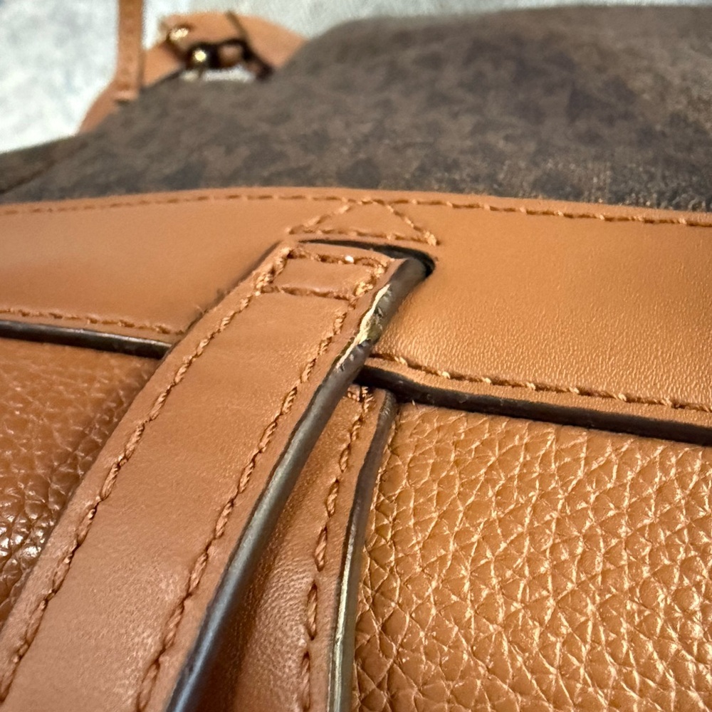 Michael Kors Tan and Brown Backpack - Picture 4 of 5